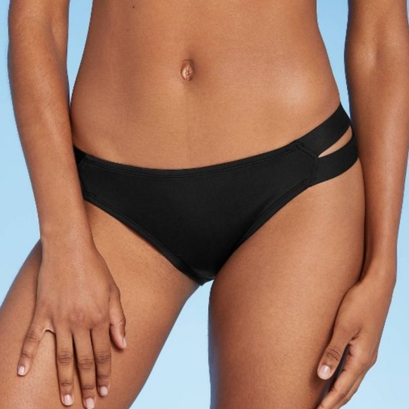 Kona Sol Other - Women's Double Tab Medium Coverage Hipster Bikini Bottom - Kona Sol